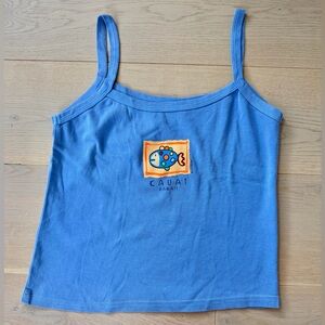 vintage whimsical kauai fish tank